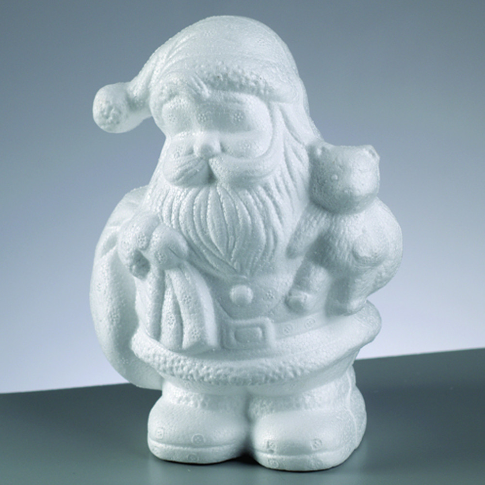 Styropor-Figur Weihnachtsmann
