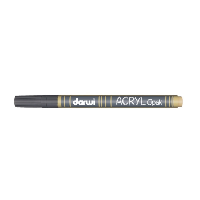 Acryl Marker Darwi dünne Spitze 0,8mm gold 3ml