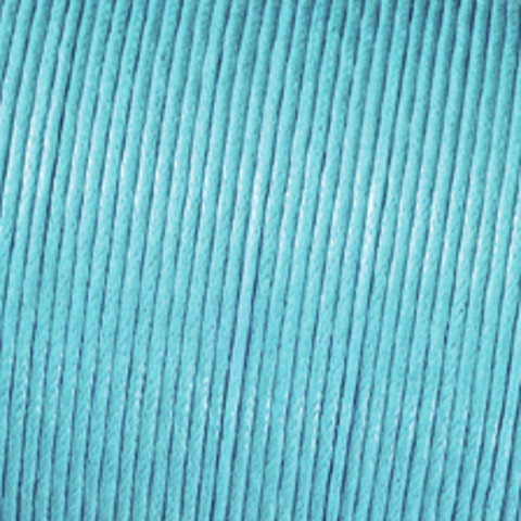 Baumwollkordel hellblau 1mm gewachst