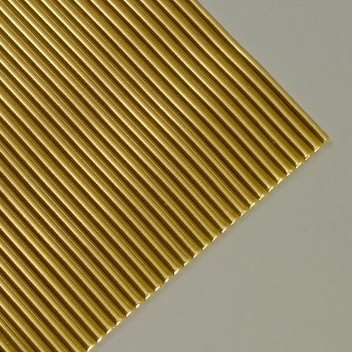 Wachsstreifen rund 200 x 2 mm 10 Stk. gold glänzend