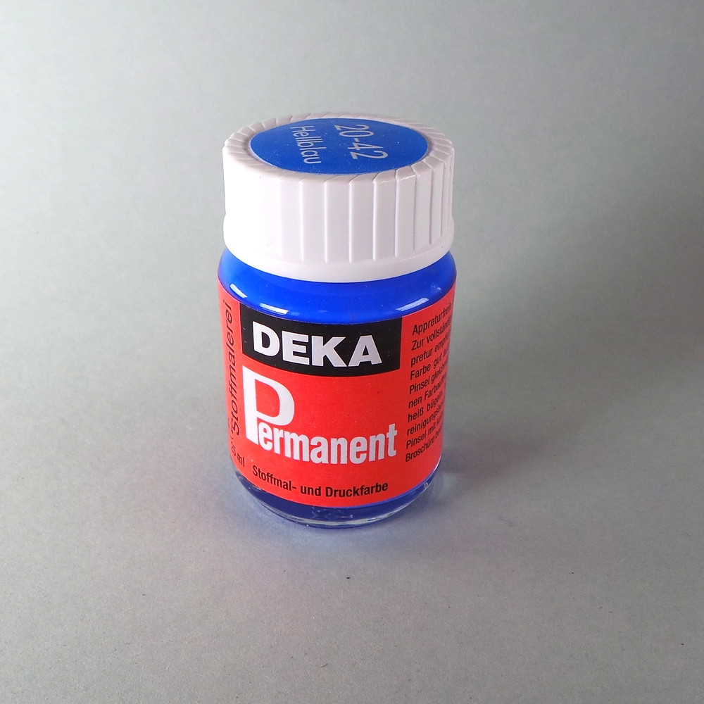 Stoffmalfarbe Hellblau Deka-Permanent 25ml