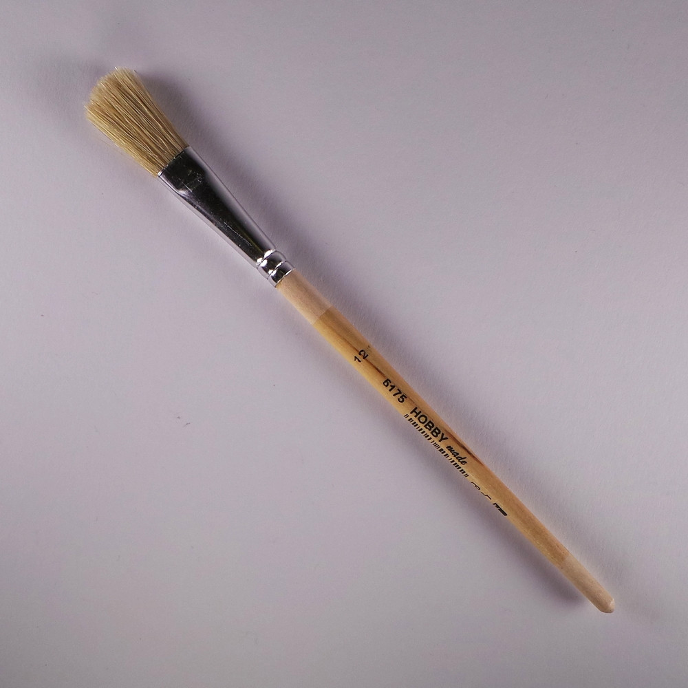 Emaillelackpinsel helle Borste Größe 12 (11 mm breit)