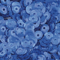 Pailletten blau hologramm 6mm gewölbt 4000 Stück