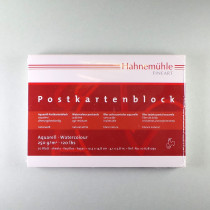 Aquarell-Postkartenblock Burgund 10,5 x 14,8cm 250 g/m² 20 Blatt- rau