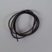 Lederriemen schwarz, ca. 2 mm stark, 100 cm lang