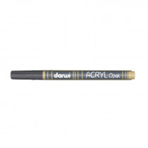 Acryl Marker Darwi dünne Spitze 0,8mm gold 3ml