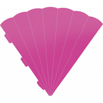Schultüten-Zuschnitt 69cm pink