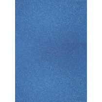 Glitterkarton A4 pfauenblau