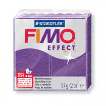 Modelliermasse FIMO® Effect glitter lila 57g 