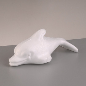 Styropor-Figur Delfin klein 6 x 17 cm