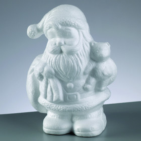 Styropor-Figur Weihnachtsmann 18cm