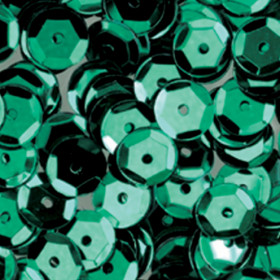Pailletten grün 6mm gewölbt 4000 Stück