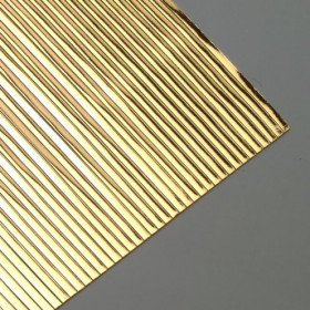 Wachsstreifen flach 200 x 1 mm 15 Stück gold glänzend