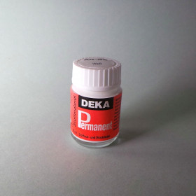 Stoffmalfarbe Weiß Deka-Permanent 25ml
