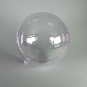 Kunststoffkugel 10cm glasklar teilbar
