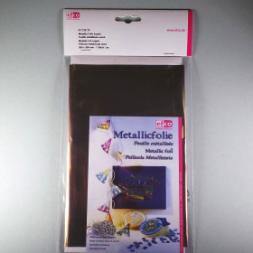 Metallic-Folie kupfer 20 x 30 cm 1 Stk. 