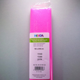 Krepp-Papier rosa Rolle 50 x 250 cm