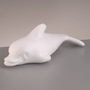 Styropor-Figur Delfin 8x24cm