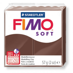 Modelliermasse FIMO® Soft braun 57g