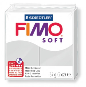 Modelliermasse FIMO® Soft grau 57g