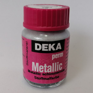 Stoffmalfarbe Deka PermMetallic Silber 25ml 21296