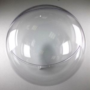 Kunststoffkugel 16cm glasklar teilbar