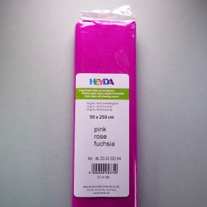 Krepp-Papier pink Rolle 50 x 250 cm