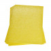 Moosgummiplatte glitter gelb