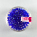 Glasfacettperlen blau irisierend 4mm 100 Stück